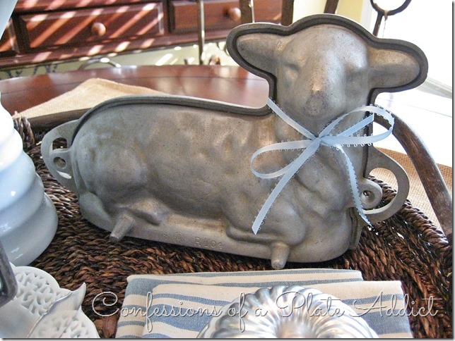 CONFESSIONS OF A PLATE ADDICT Vintage Lamb Cake Mold CONFESSIONS OF A PLATE ADDICT Vintage Lamb Cake Mold