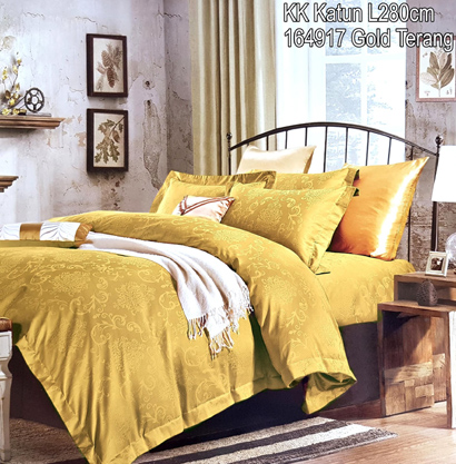 Sprei Kingkoil Katun Gold Terang