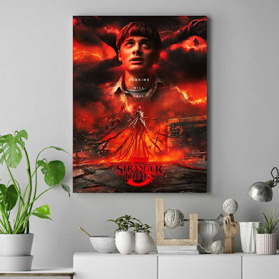 Stranger Things Season 5 Poster Hawkins Will Fall 2024 Art Decor