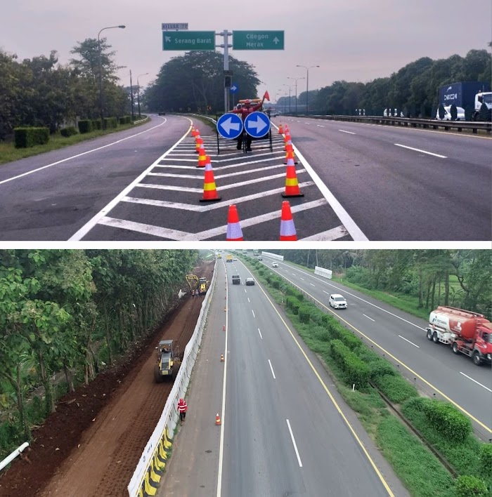 Jalan Tol Tangerang Merak Mulai Serang Barat hingga Cilegon Timur Dilebarkan 3 Lajur