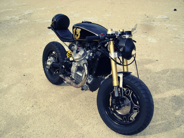  This 1981 Honda CX500 built by Gary based in Decorah, Iowa, lovingly combines parts from many sources including a Hyosung and a Yamaha R1 to create a truly unique  Cafe Racer .