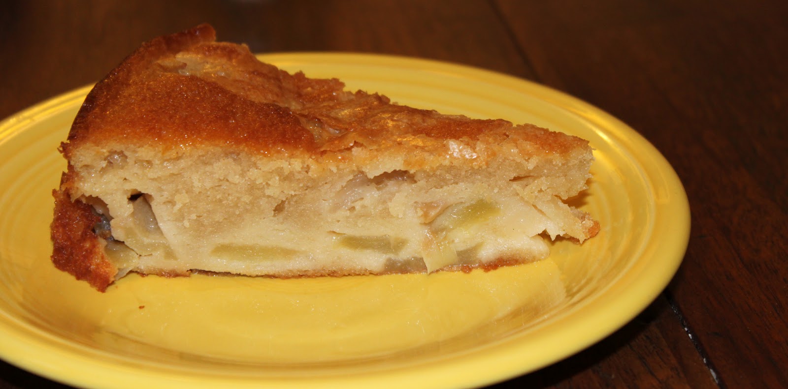 Apple Custard Cake by The Baker as adapted from Cook's Illustrated