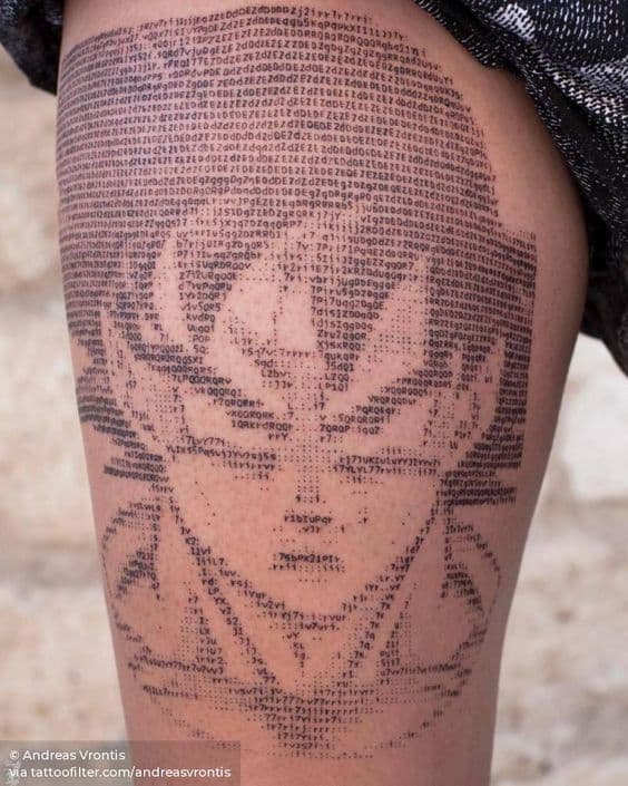 Tatuajes en código ASCII