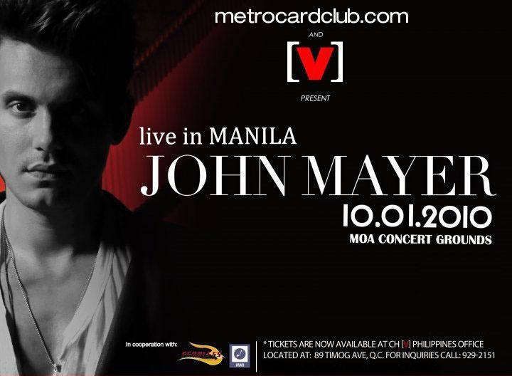 Taylor Swift And John Mayer Together. John Mayer Live in Manila
