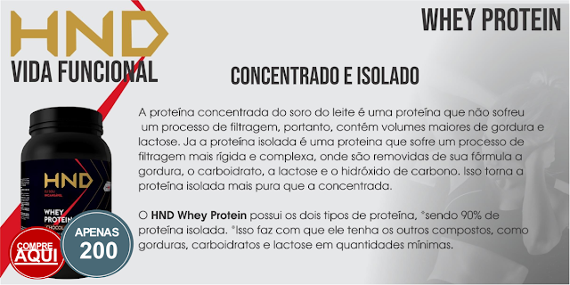 Guia Completo da Linha Suplementar HND Vida Funcional - Whey Protein