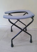 Open Front Commode Stool