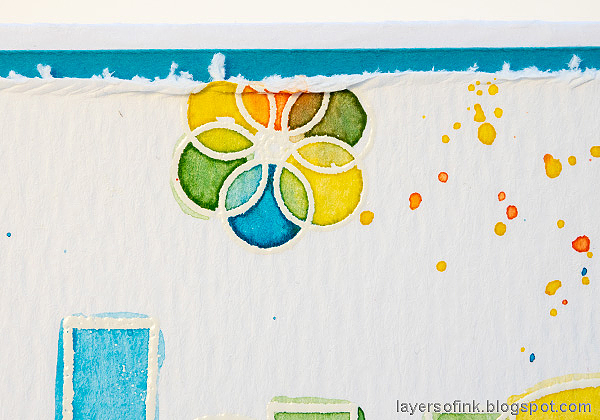 Layers of ink - Hugs Watercolor Card Tutorial by Anna-Karin Evaldsson.