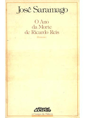 Capa de 'O Ano da Morte de Ricardo Reis', de José Saramago