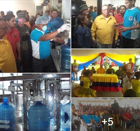 Ofelia Padrón Inauguró planta potabilizadora y embotelladora de Agua “El Manantial del Cabrestero”