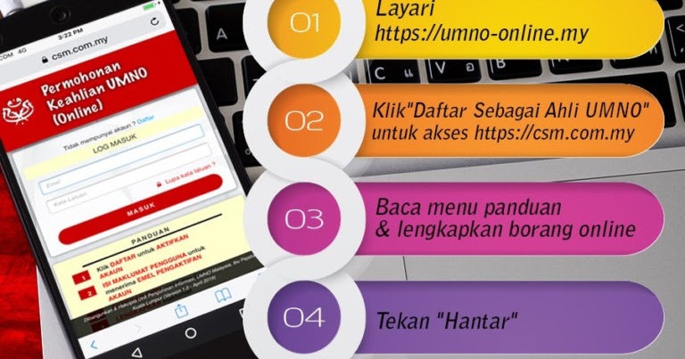 Jom Jadi Ahli Keluarga Umno Daftar Online Pun Boleh Penang Online
