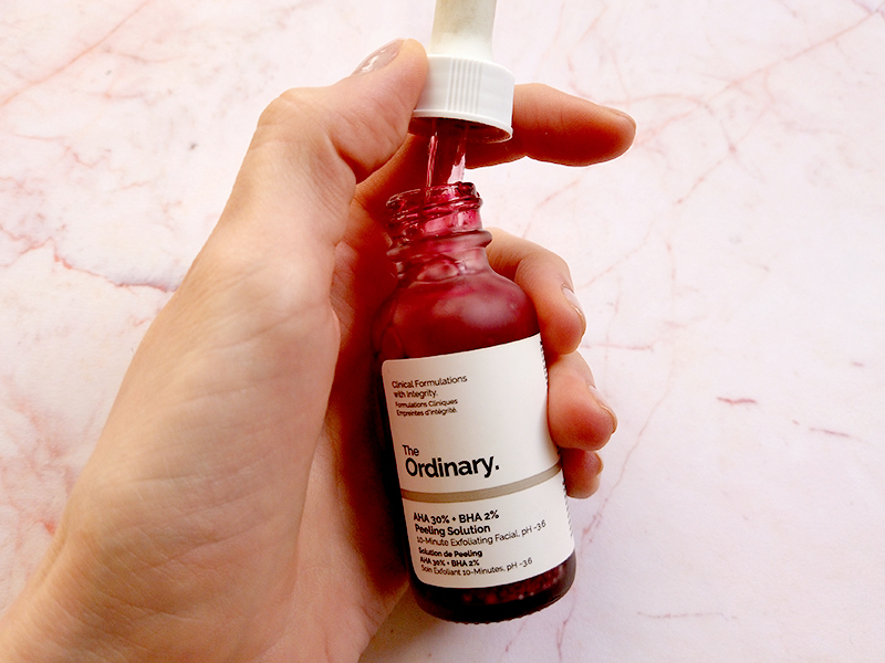 The Ordinary AHA 30% + BHA 2% Peeling Solution Pipette bottle