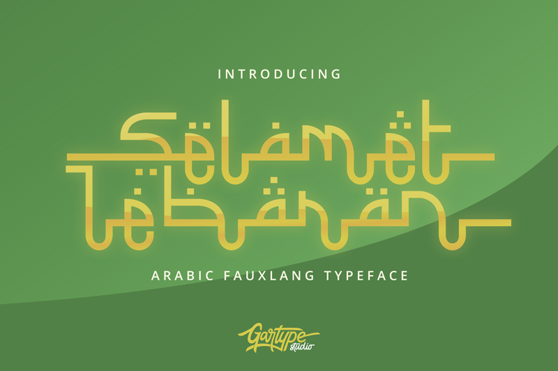 Font Selamet Lebaran