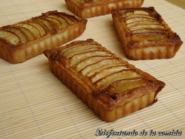 Tartaletas de  Manzana con Frangipane y Toffee de Canela