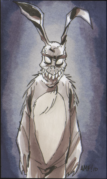 Day 56 Frank The Donnie Darko Bunny Posted by Tony Fleecs at 1131 PM