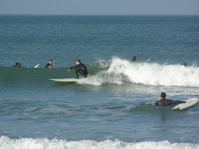 Surfing near San Francisco