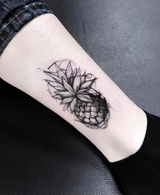 60 tatuagens de abacaxi para deixar vocês inspiradas!