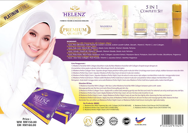 Testimoni Helenz Signature Produk Kecantikan Madeena Skincare Terbukti Berkesan