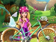 Rapunzel cayó de su bicicleta mientras disfrutaba de un agradable paseo por el parque. Su bicicleta quedó totalmente destruida y debe repararla. Juega con la princesa en su taller y ayuda a limpiar la bicicleta, reparar las llantas y el exterior y finalmente se puede decorar. Con su nueva bicicleta Rapunzel podrá viajar con estilo y estar a salvo de posibles peligros.