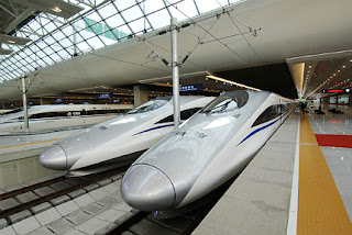 CRH380A train 2nd fastest train in the world