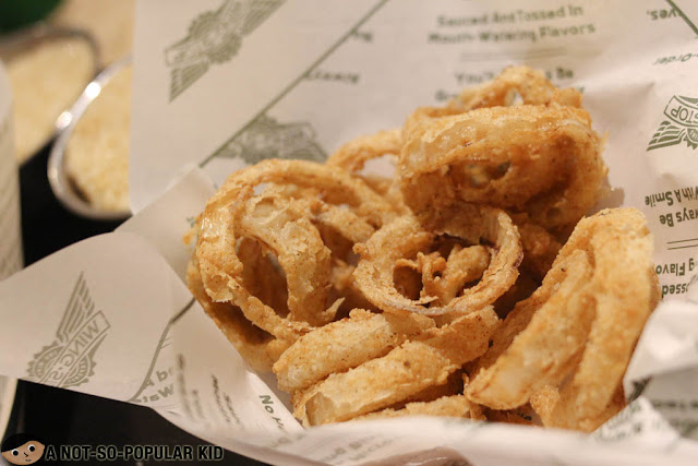 Onion rings of Wingstop