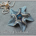 Twisted Star - beaded pendant