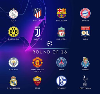 Jadwal dan Hasil Drawing Babak 16 Besar Liga Champions 2018
