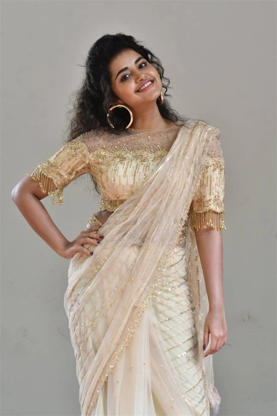 Anupama Parameswaran at Rakshasudu Movie Press Meet