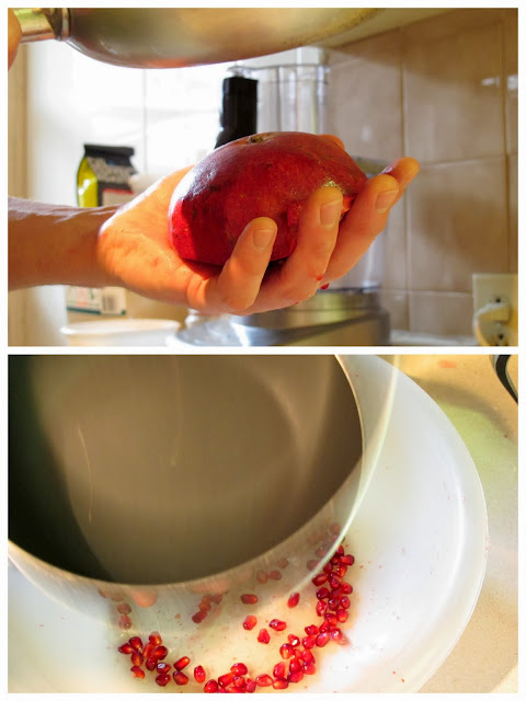 Tapping the pomegranate