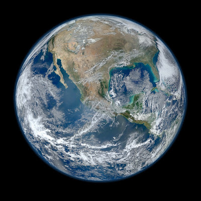 our Blue Marble, "Nature" from a distance