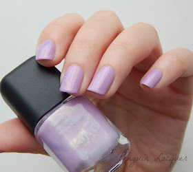 kiko smart fast dry lacquer 023 pearly golden lilac mit flasche