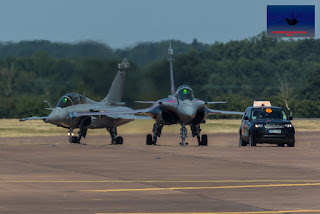 2 ship Dassault RafaleM French Airforce RIAT Fairford airshow air display