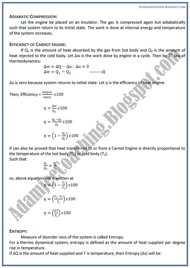 Heat-Theory-Notes-Physics-XII