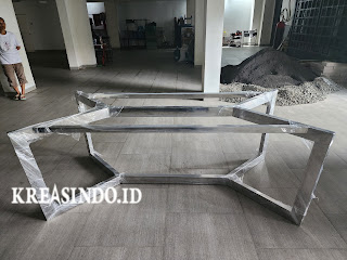 Kaki Meja Stainless pesanan Bpk Kartono untuk di Cibubur