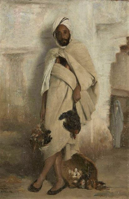 Le marchand de volailles, Constantine (Algerie). 1873 - Eugène Vidal