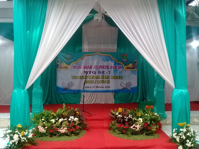 Juara Pada MTQ Ke-7 Tingkat Kecamatan Rajeg Kabupaten Tangerang Tahun 2018