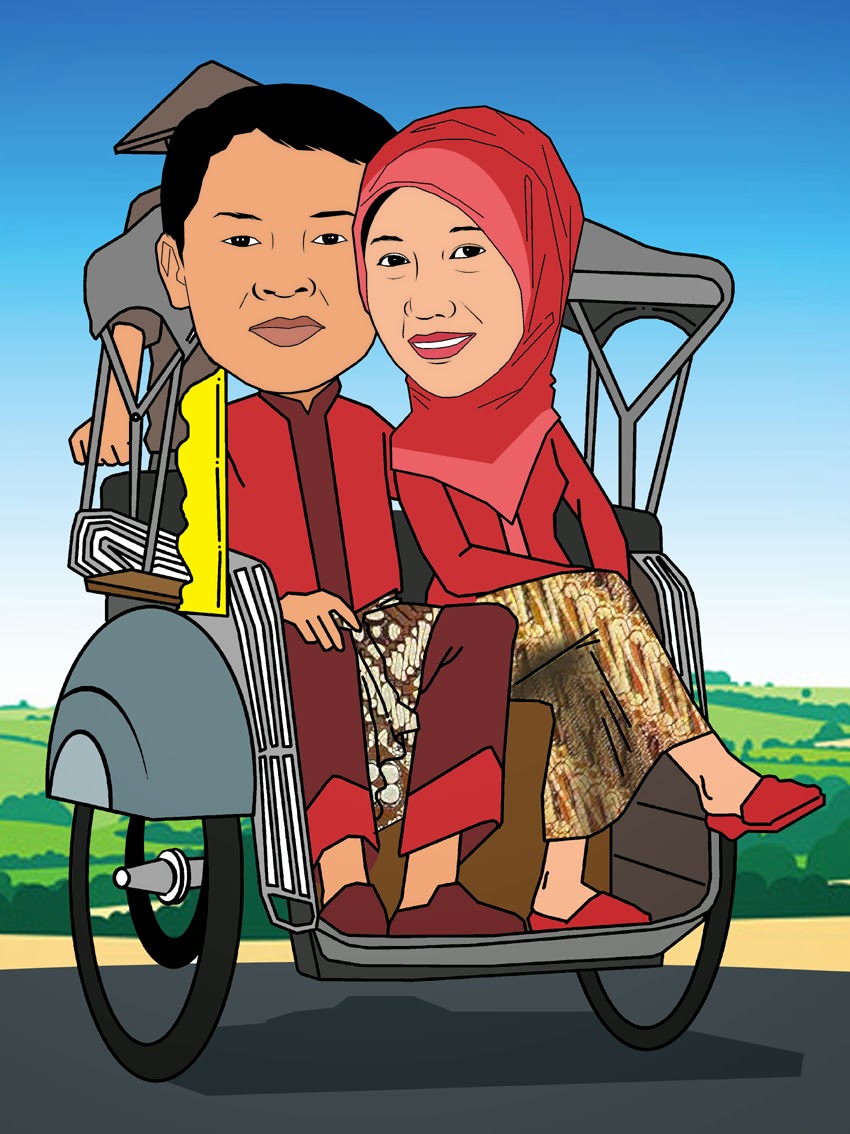 PESAN KARIKATUR MURAH Karikatur Couple Tematik