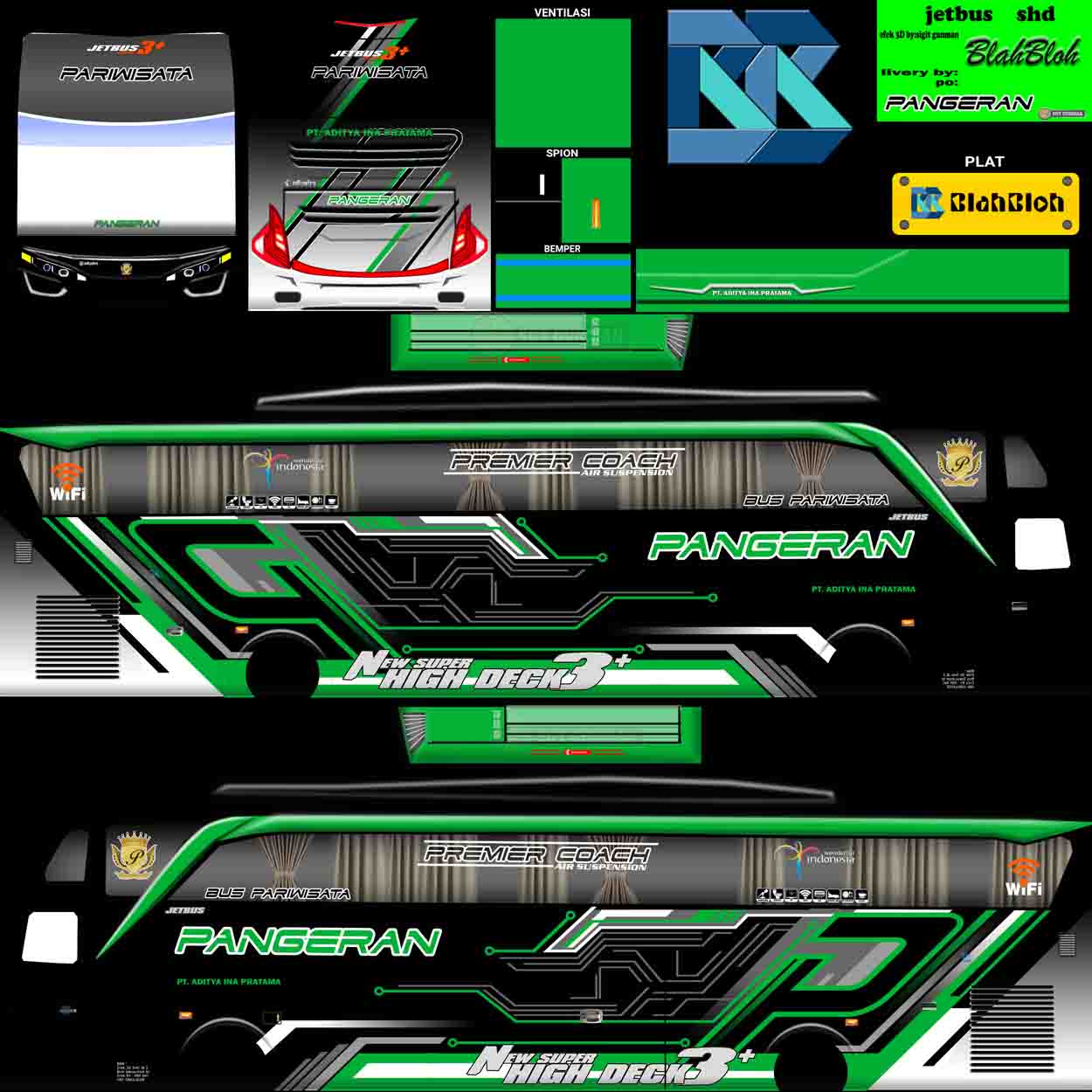 livery bus pangeran jernih