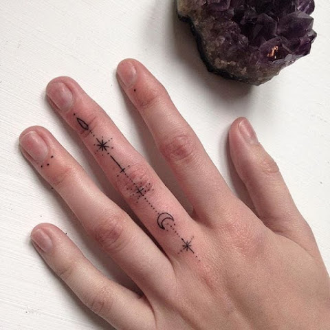 Sensual Handpoked Tattoos by Anya Barsukova