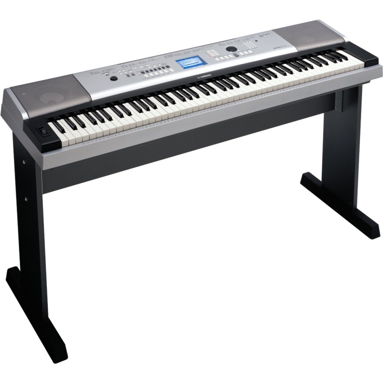 Yamaha DGX-530 88-Key Keyboard with Matching Stand and Sustain Pedal