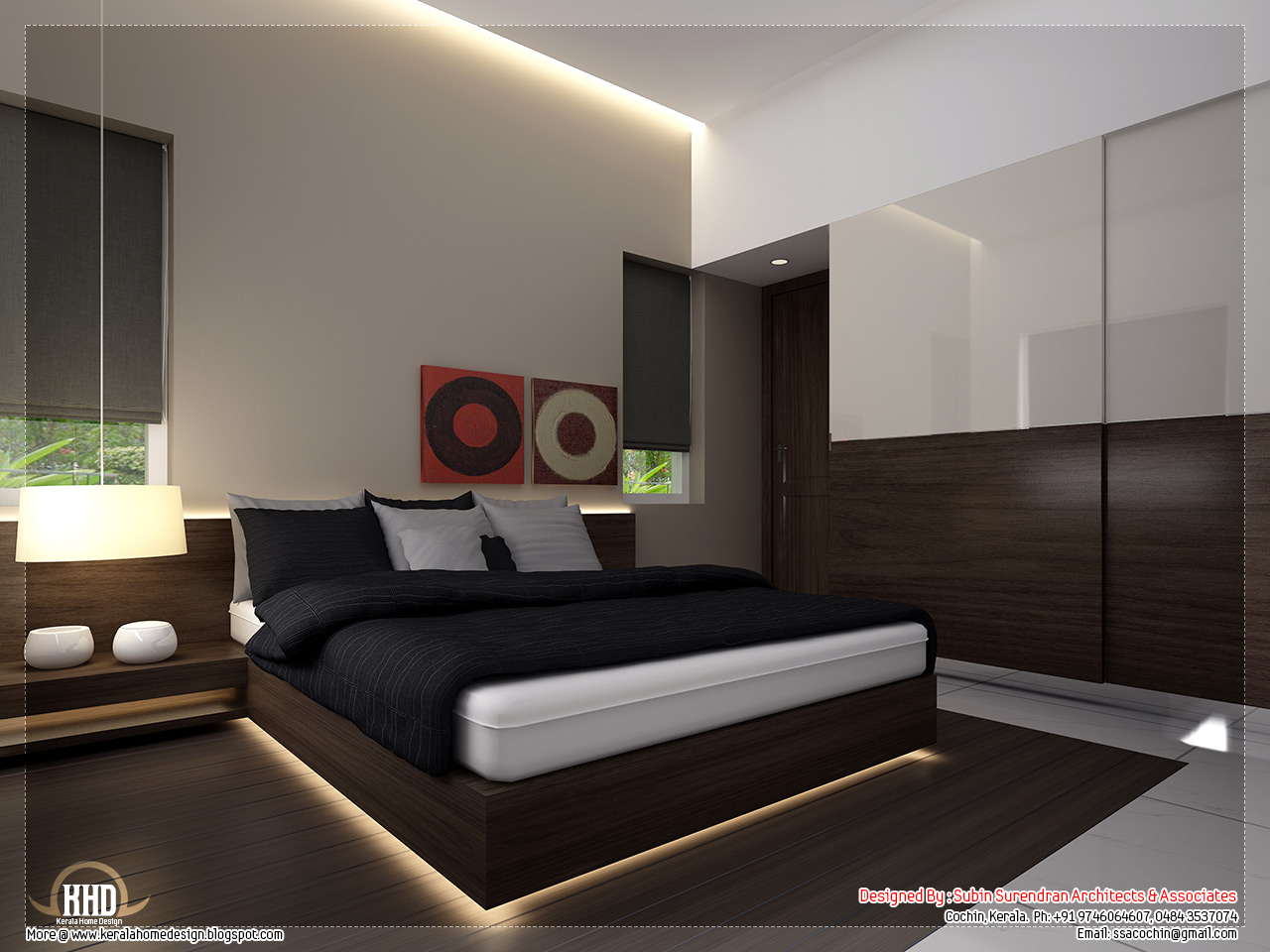 Beautiful home  interior designs Kerala home  design and 