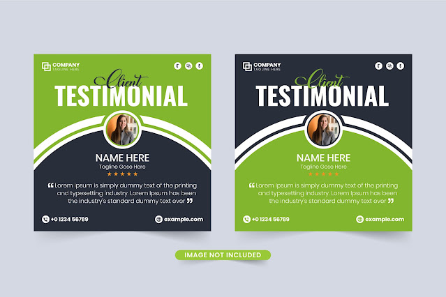 Client testimonial and review section free download