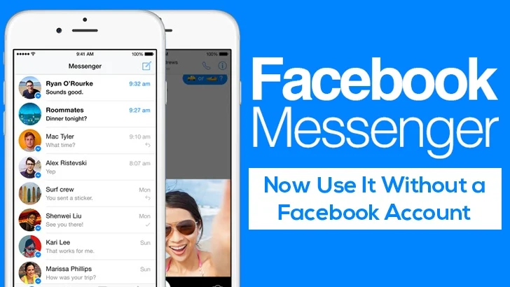 You Can Now Use Messenger App without a Facebook Account