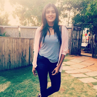 Hebah Patel Jeans and T-shirt Stills