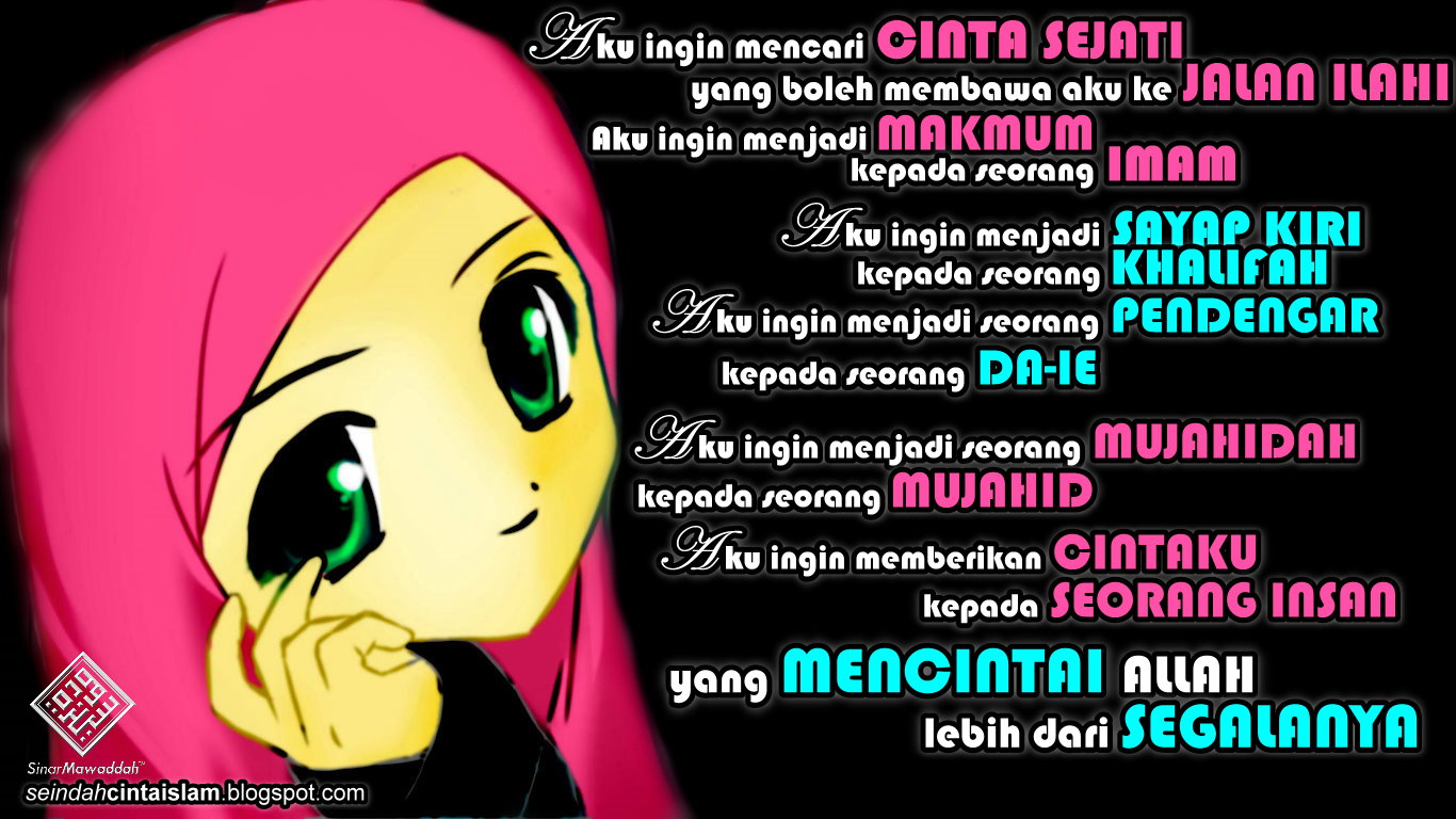 Gambar Muslimah Berpurdah Muslim Kartun Gambar Animasi Muslimah