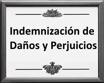 ▷ Indemnización de Daños y Perjuicios.