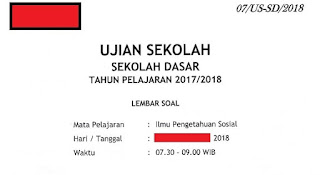 Soal Ujian Sekolah (US) IPS Kelas 6 Plus Uraian