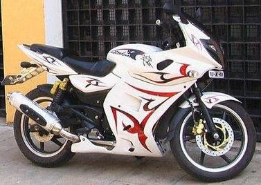 hero honda karizma modified