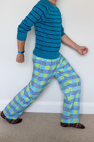 Simplicity 1605 flannel pyjama bottoms