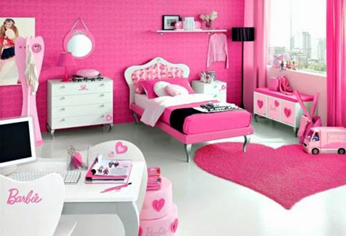 Kamar Tidur Anak Perempuan Barbie