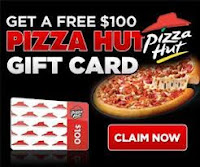 Get a $100 Pizza Hut Gift Card!